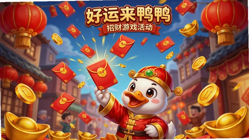 ������ѼѼ�в���Ϸ����棬��Ļ�������º���꣬һֻ���������ѼѼ����Ļ�·��Ӻ�������������ֵĽ��սֵ���������߹ң���Һ�Ԫ��ɢ�䣬���涯̬��ǿ��ɫ��ϲ�죬������Ϸ����