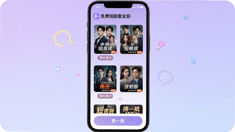 ��Ѷ̾翴ȫ�������Ƽ����棬�ֻ���Ļչʾ���Ի��Ƽ��б�������Ϊǳ��ɫ��ͽ��䣬ÿ��������·���ʾ������ϲ������ǩ������ײ��С���һ������ť�����������»��ã�ͻ���������ơ���Ѷ̾翴ȫ����