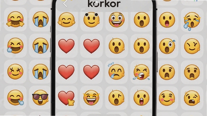 չʾkorkor����ѡ�����Ľ����ͼ����������ʾ���Ŷ�̬����ͼ�꣬����Ц�������������ġ����ȵ���ʽ������Ϊǳ��ɫ������ͼ��ɫ�����ޣ��������룬ͻ��korkor�����ķḻ�ԣ���������Ϊ�ֻ����棬����Ϊ��ɫ������Booguģ������