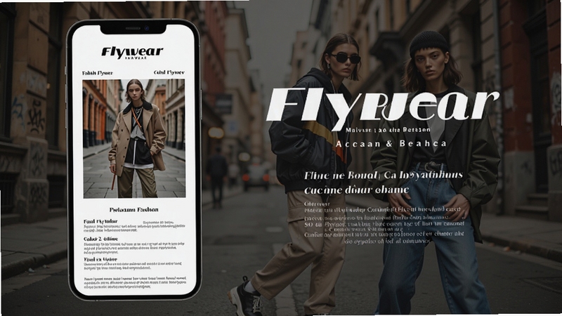 Flywear ��������ҳ�棬�ֻ�չʾʱ����־����Ű棬����ģ�ش���ͼ�����Ʒ������֣�����Ϊʱ�н��ķ��ɫ�ʷḻ������FlywearƷ�Ʊ�ʶ��
