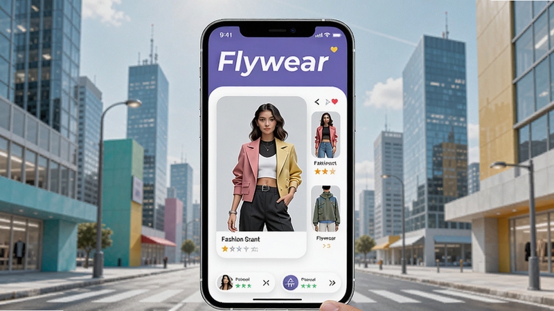 Flywear ʱ�д���Ӧ�����Ӿ����ֻ�����չʾ�����Դ�������Ƽ����ܣ�����Ϊ��Լ�ִ����з��ɫ��������ͻ����������Flywear������