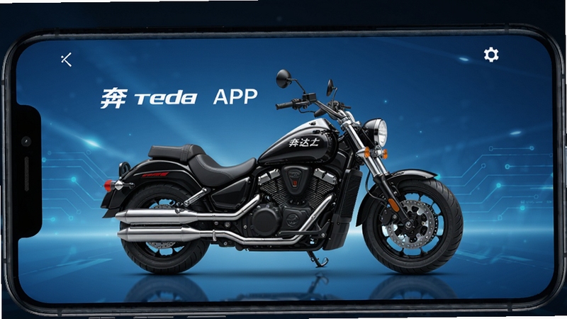 ����APP������Ԥ��ͼ��չʾһ����ɫ����Ѳ��Ħ�г�����Ļ���룬����Ϊ���ĿƼ�����ɫ���䣬��������ֻ�����Ԫ�أ�ͻ��������Ħ�г��Ľ�ϣ���ϸ�ڣ���Ʒչʾ���