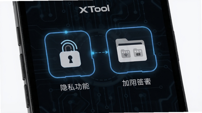 XTool��˽��������ʾ�⣬�ֻ�������ʾָ����ͼ��������ļ��У�����Ϊ��ɫ�Ƽ��У�ͼ����������������