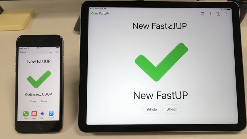 һ��New FastUP���ֻ���ƽ�������е�ʵ��ͼ���ֻ���ƽ����Ļ�о���ʾ�Ż��ɹ�����ɫ�Թ����棬����Ϊ�������滷��������������ͻ�������ڲ�ͬ�豸�ϵ�����Ч����ͼƬ�����ʵ��Ȼ���ʺ����ڽ̳�˵��