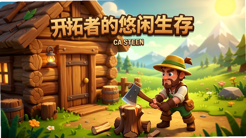 һ����������Ϸ����ͼ��չʾ�������ߵ��������桷�����棬ǰ���ǿ�ͨ���Ŀ����߽�ɫ��ľ��ǰ���񣬱����ǹ����Ĳ�ԭ��Զ����ѩɽ������ɫ����ů��������㣬����ϸ�ڷḻ��ͻ��������������⣬��湹ͼ���ʺ���Ϊ��Ϸ����ͷͼ
