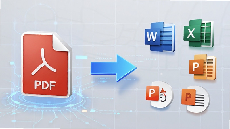 չʾPDF��תȫ�ܹ����ĸ�ʽת�����ܣ����������PDF�ļ�ͼ�꣬�Ҳ���Word��Excel��PPT��ͼ�꣬�м��м�ͷ���ӣ�����Ϊǳ��ɫ�Ƽ�������������ɫ��Ч��ǿ��ת���������뾫׼��3D���