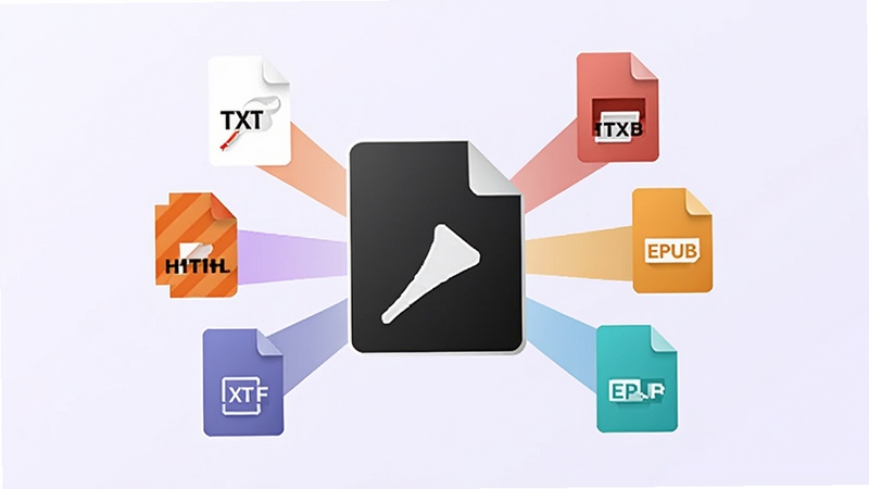 չʾPDF��תȫ�ܹ����Ķ��ʽ�������������������һ��PDF�ļ������ܷ�ɢ��TXT��HTML��EPUB�ȸ�ʽͼ�꣬����Ϊ����ɫ���䣬ͼ��ɫ�ʷḻ������Լ�ִ���ͻ��ת����ʽ�Ķ����ԣ�������Ⱦ��