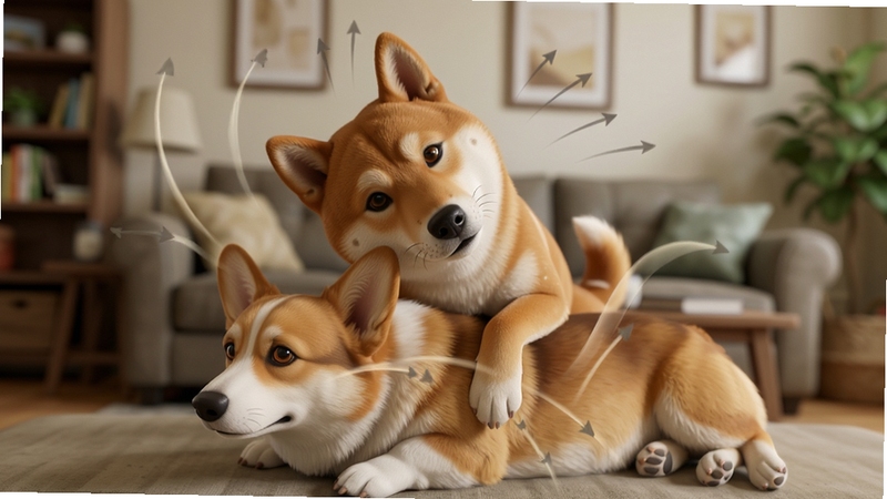 Dog-Pile��Ϸ����ģ��Ч����ʾ��һֻ��Ȯ����ͷſ�ڿ»����ϣ���Χ����΢������������Ч�����涨���ڶѵ�ƽ���˲�䣬����Ϊģ���Ŀ���������ϸ�ڷḻ��ɫ����Ȼ