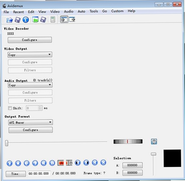 Avidemux 使用教程