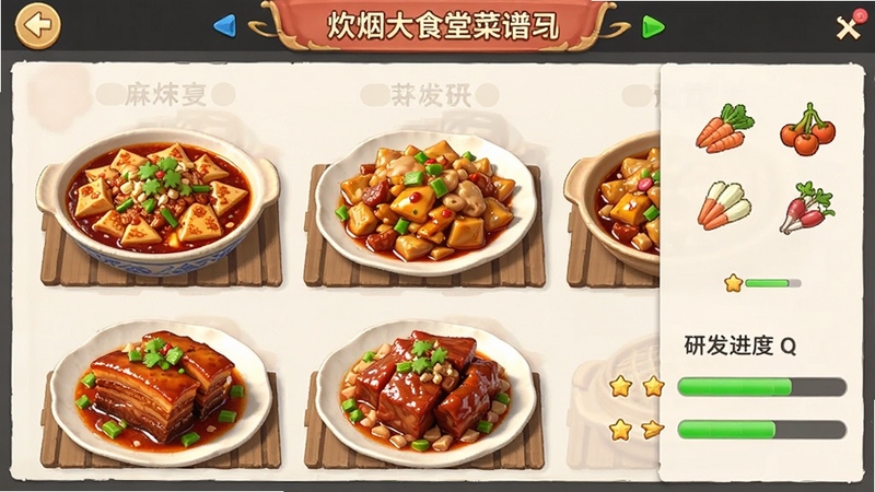 ���̴�ʳ�ò����з������ͼ��չʾ����������л���ʳ�������Ŷ���������������������ȣ���Ʒģ��ɫ�����ˣ��Ա���ʳ��ͼ����з���������������Ƽ��������������Ϸ�ḻ�Ĳ����ռ����з��淨