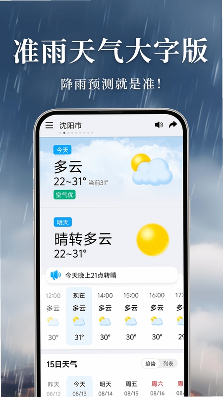 准雨天气 使用教程 截图