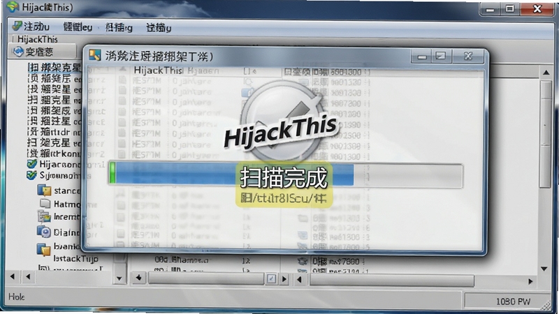 ��ҳ��ܿ��ǣ�HijackThis��ɨ������������У�����Ϊϵͳע�����ֵ�б��������࣬������ʾ��ɨ����ɡ�������������дʵ��ͻ���������ơ�