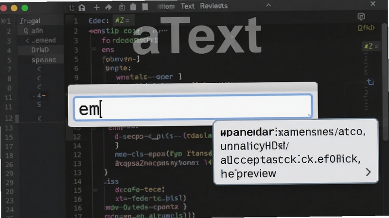 aText��������ʾ��ͼ������������ʾһ�����������������д��em�����Ҳม�����������ַ�滻Ԥ��������Ϊ����༭�����棬������д�滻���������̣����������������aTextˮӡ���������ֱ�ۡ�