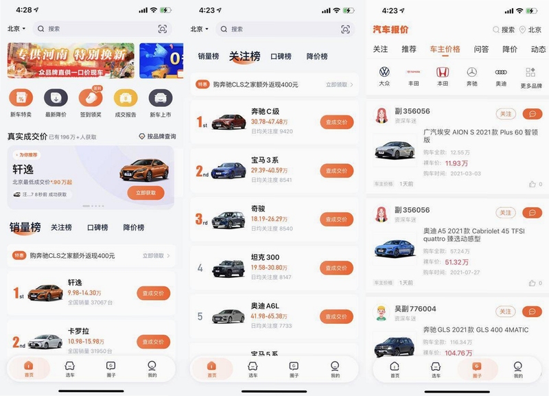 汽车价格快查 报价真实性 认证商家