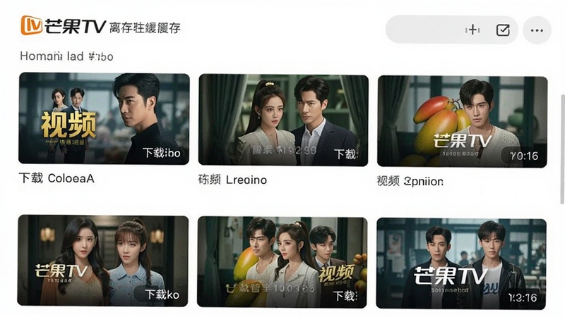 â��TV�ֻ������߻�����棬��ʾ��������Ƶ�б�������Ϊ���Ӿ�����ͼ������Ϊ��ɫ����������ˬ��ͻ�����ع������ܣ��������Ϊ9:16����