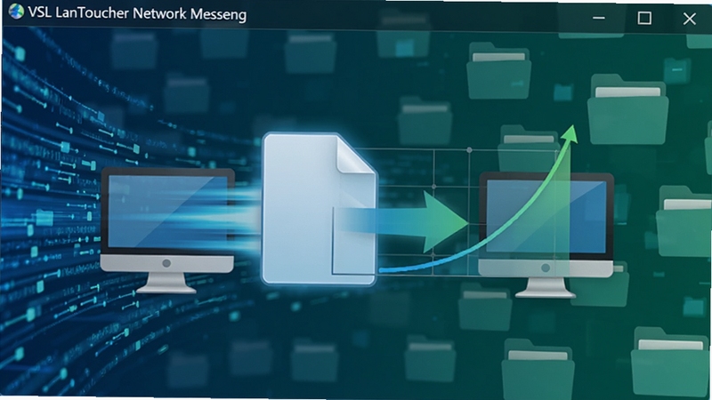 VSL LanToucher Network Messeng����������д������������ʾһ�������ļ�������̨����ͼ��֮����ٴ��䣬�����ٶ�����ͼ���������ƣ�����Ϊ��������������ļ���ͼ��������ɫ��Ϊ������������ɫ����ɫ��ͻ��������ȶ����ļ��������ԣ�VSL LanToucher Network Messeng���Ƴ����ڽ����������