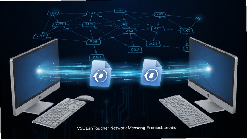 VSL LanToucher Network Messeng �ļ����ٴ������ʾ��ͼ������չʾ�������Լ����������Ĺ�Ч������Ϊ�������˽ṹͼ����ɫ�Ƽ��У�ǿ���ٶ����ȶ����ļ�ͼ����м��ٷ���