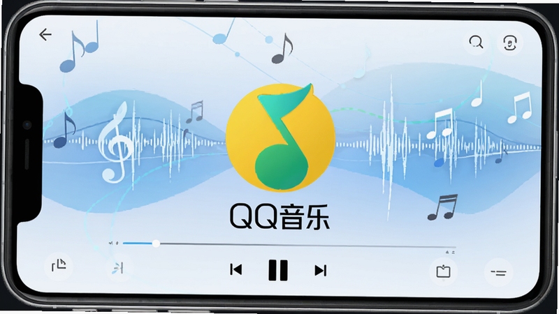 �ִ���Լ�����������ֲ��Ž��棬����������Ŀ��չʾ��QQ���֡�Ʒ��logo��������������������������ͼ�Σ�����ɫ�������׽���Ϊ����Ӫ����Ƽ����������ɶ��У��ʺ���Ϊ����������ͼ��