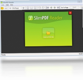 SlimPDF Reader 打印界面