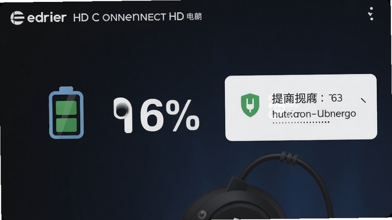Edifier Connect HD������ع��ܽ��棬����չʾ�������ͼ��Ͱٷֱ����֣��Ա��г�����ѵ���������Ϊ��ɫ���䣬ͻ��������Ϣ�������ɼ�����������ʵ�á�