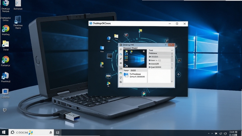 DesktopOK��Я������ʾ��ͼ��չʾU�̲�����ԣ��������������������ϣ�����Ϊϵͳ���棬���Ƽ���ǿ
