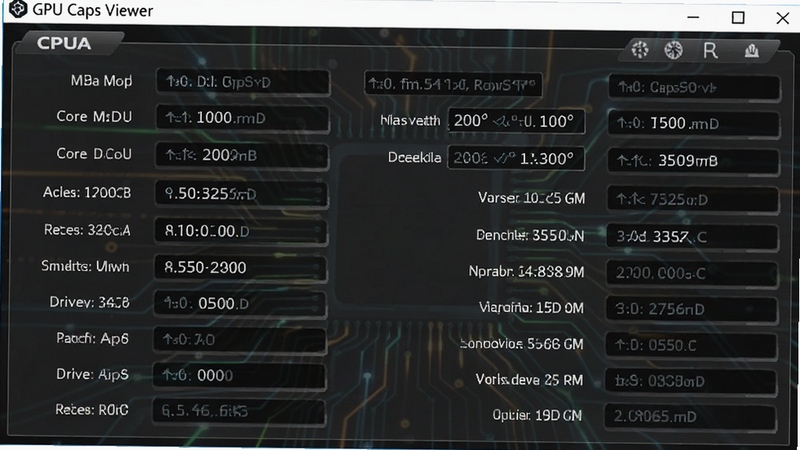 GPU Caps Viewer�����������ͼ��չʾ�Կ��ͺš�����Ƶ�ʡ��Դ��С�������汾����ϸ�����б�������Ϊ��ɫ�Ƽ��з��ͻ�����������רҵ�������������ȣ����廭�������������Ƽ���ʮ�㡣
