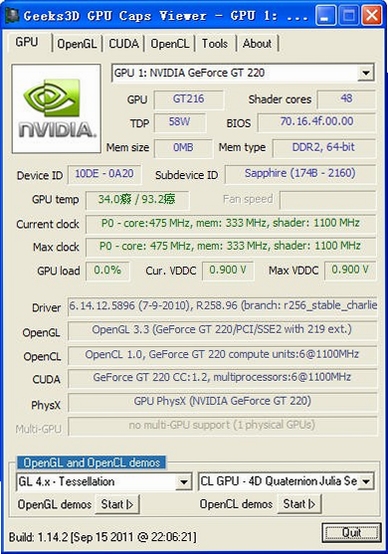 GPU Caps Viewer ʹ�ý̳� ����˵��