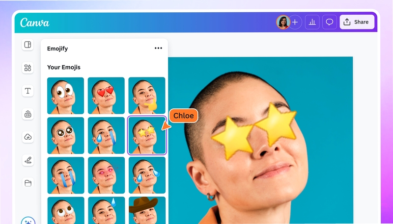 Emoki金 动态表情 制作 效果图