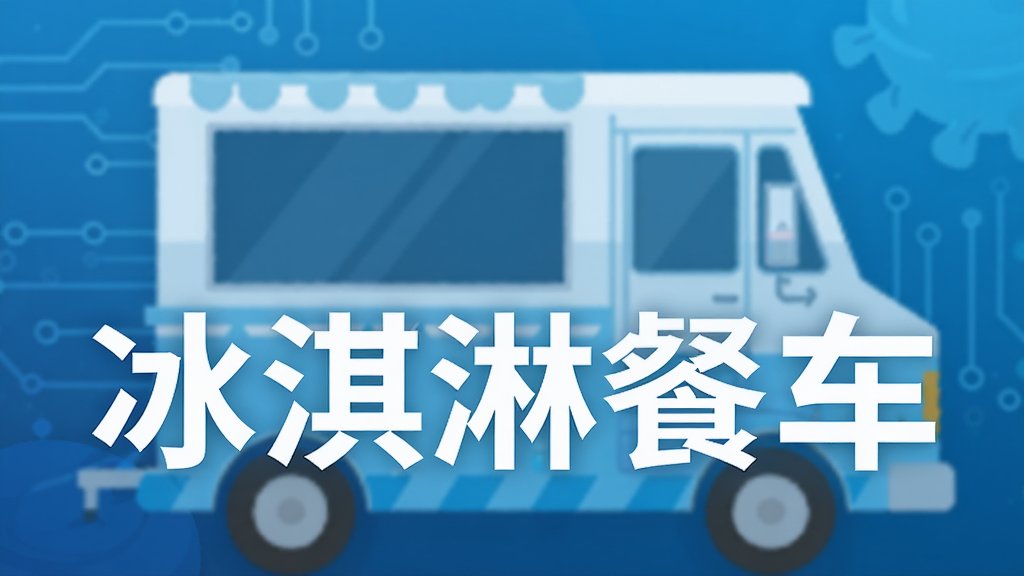 冰淇淋餐车