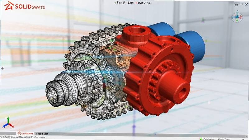 3D���㿴ͼFor Solidworks���ټ��ش���װ���峡����������һ�����ӵĻ�еװ�������ڴ��߿�����ȾΪʵ�壬�������ٶ�����Ч�����ּ������ܣ�ɫ����������