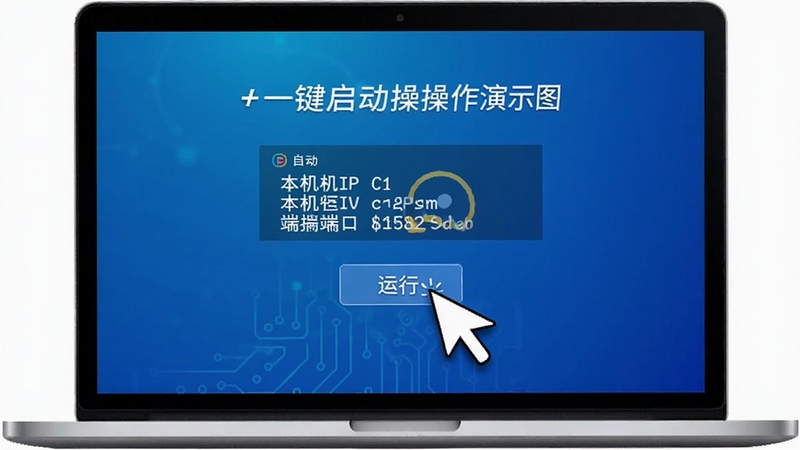 EasyWebServer��վ������һ������������ʾͼ����������а�ť�������Զ���ʾ����IP�Ͷ˿���Ϣ��������ֱ�ۣ�����Ϊ�����ĿƼ��н�����ɫ��ͻ�����ٲ��������