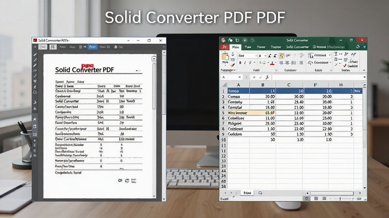 Solid Converter PDF������ȡ����չʾ�����ΪPDF�еı����Ҳ�ΪExcel��������������Ӧ������Ϊ�칫���棬����Solid Converter PDF�������Ʊ�ע