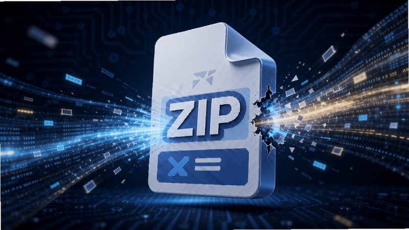 ͨ�ð��������߼��ٽ�ѹ����ʾ��ͼ��������һ���޴��ZIP�ļ�ͼ�����ڱ����ٲ�⣬��Χ�������Ĺ�Ч����������������Ϊ����ɫ�Ƽ��з��ǿ�������ĸ�Ч��ǿ��