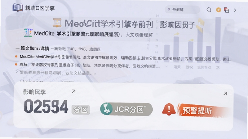 MedCiteѧ�������ڿ�Ӱ������չʾͼ��ҳ����һƪ���������·���ʾӰ���������֡�JCR������ǩ��Ԥ����ʾͼ�꣬����Ϊ����ɫѧ�����ͻ�����ݿ��ӻ��������û�����
