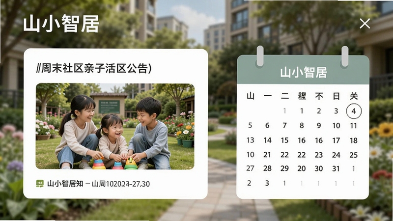 ɽС�Ǿ���������֪ͨҳ���ͼģ�⣬��ʾһ��������ĩ�������ӻ��ͼ�Ĺ��棬��������������ʽ��������ģ������С����԰ʵ����������Ʊ�ƽ����ɫ����ͣ�ͻ����Ϣ�����׶����ص㣬ͼƬ��Ҫ����ɽС�Ǿӵ�������
