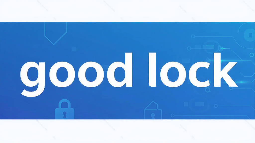 good lock