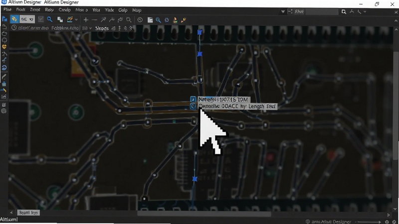 Altium Designer ���߲���ʵ�ģ����ָ����ͣ��PCB�����ϣ���ʾ�������ƺͳ�����Ϣ������Ϊ��ɫ����������������Altium Designer��״̬��