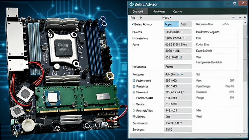 Belarc AdvisorӲ����⹦��չʾͼ���������Ϊ�������塢CPU���ڴ�����Ӳ����д���Ҳ�Ϊ�������ɵ�Ӳ����Ϣ�б������������������塢�ڴ����ϸ����������Belarc Advisor�Ľ���Ԫ�أ�������Ƽ���ǿ��ɫ��������ͻ��Ӳ������ȫ�����뾫׼�ȡ�