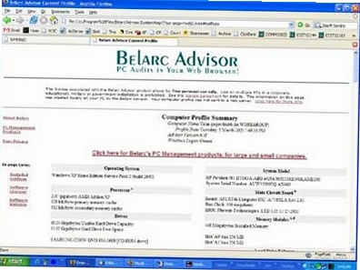 Belarc Advisor ʹ�ý̳� �����ͼ
