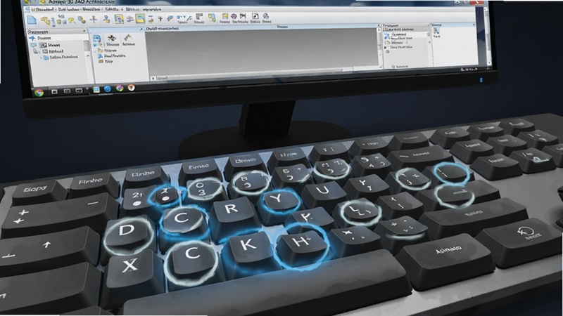 һ��չʾAshampoo 3D CAD Architecture����������ʹ�ÿ�ݼ��ļ�����д�������ϲ��ְ�������ɫ������Ȧ��ǣ���Ļ����ʾ�����������棬����Ϊ��ɫ����ͻ����ݼ�ָ����������Ƽ���ʮ�㣬����Ϊ16��9��