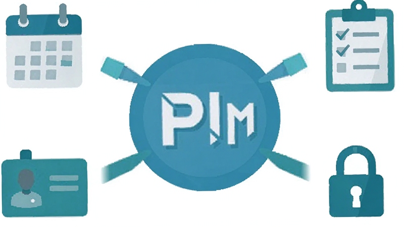 EssentialPIM��������ʾ��ͼ������������һ��Բ��ͼ�꣬��Χ�����������������嵥����ϵ�˿�Ƭ����������Сͼ�꣬������Ϊ��ƽ����ƣ������ɾ���ʹ������ɫϵ��ͻ��������һ�廯��������