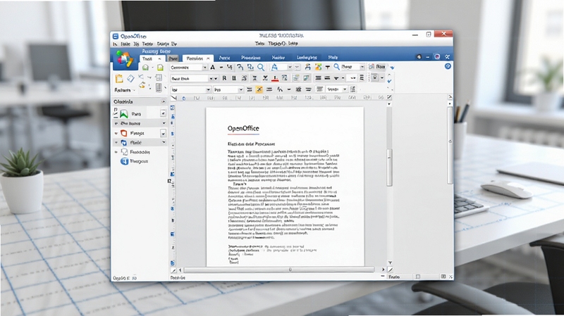 OpenOffice �칫�׼���������Ԥ��ͼ����������չʾ�����ִ�����������ڣ�����Ϊ���������ߵ��ִ��칫���滷��������ɫ��������࣬ͻ������ͼ�����ĵ��༭���򣬻��������۽������дʵ