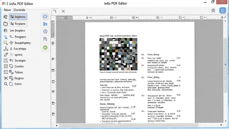Infix PDF Editor �������ͼ��չʾ�������ı༭���ܣ���๤���������ɼ����Ҳ�Ϊ�ĵ��༭����������������������Ϊǳ��ɫ����̨��