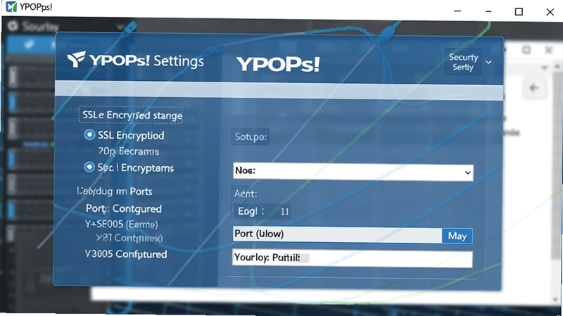 һ��YPOPs!�����İ�ȫ���ý����ͼ����ʾSSL����ѡ��Ͷ˿����ã�����Ϊ���������ڣ�����������ͻ����ȫ�ԣ������д���YPOPs!��ʶ��