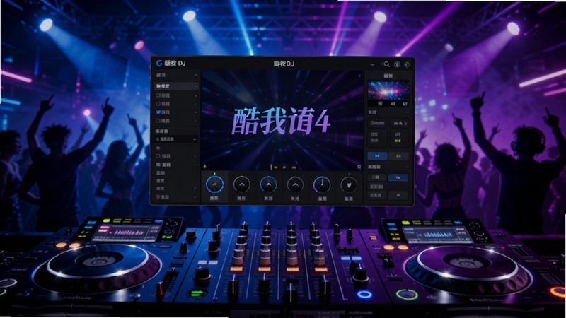 ����DJ���̨ǰ������DJ����������������Ļ���룬�������޺���˸��ҹ����أ���Ⱥ�񻶼�Ӱ���ƹ��������������ɫ��������Ϊ�������涯��ʮ�㣬ϸ�ڷḻ���ʺ���Ϊ��������Ԥ��ͼ