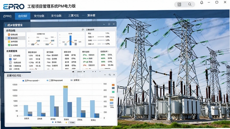 EPRO������Ŀ����ϵͳPM������ɱ��ܿؽ��棬չʾ��̨ͬ�ˡ�֧��̨��������Ա�ͼ����������רҵ��������ʵ������Ϊ������������վ