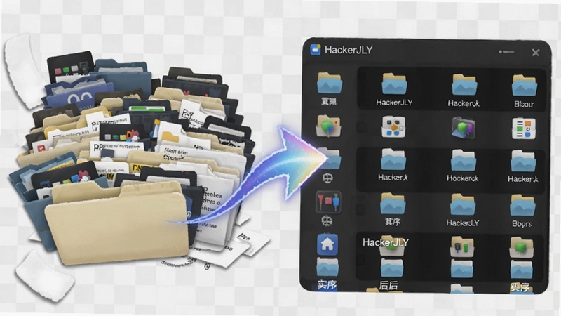 һ���Աȷ������ֲ廭�����Ϊ�������¡��ļ������ҵ��ļ��У��Ҳ�Ϊ����HackerJLY �ļ�����������������������ļ��б����м���һ��������ʵ�ת����ͷ���ӣ�����Ϊǳ�����ɫ��������������ͻ�������������ɵ�ʵ�ü�ֵ