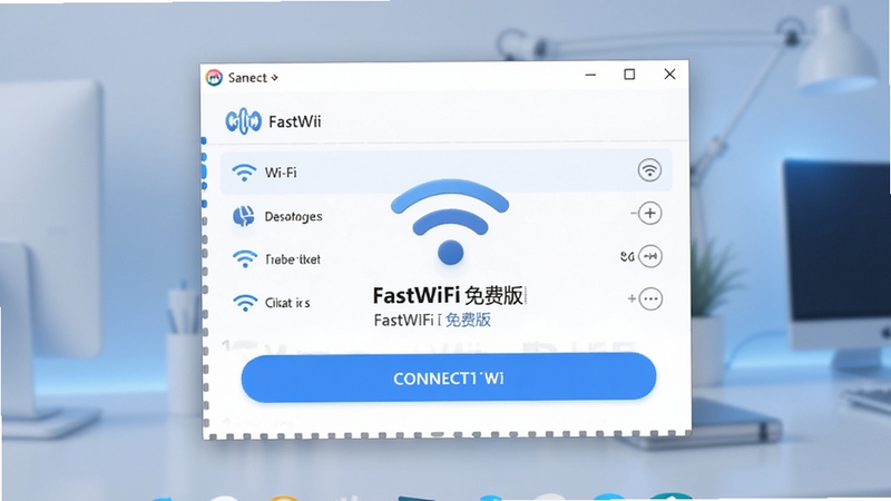 FastWiFi ��Ѱ� ����������Ԥ��ͼ��չʾ����Wi-Fi�б�����Ŀ�����Ӱ�ť������Ϊ�ִ���Լ�����ɫ�Ƽ���ɫ��������˴��ڲ���������ͼ�꾫�£����廭�������ɾ���ͻ�����������Ժ͸�Ч���ӵĺ��Ĺ��ܡ�
