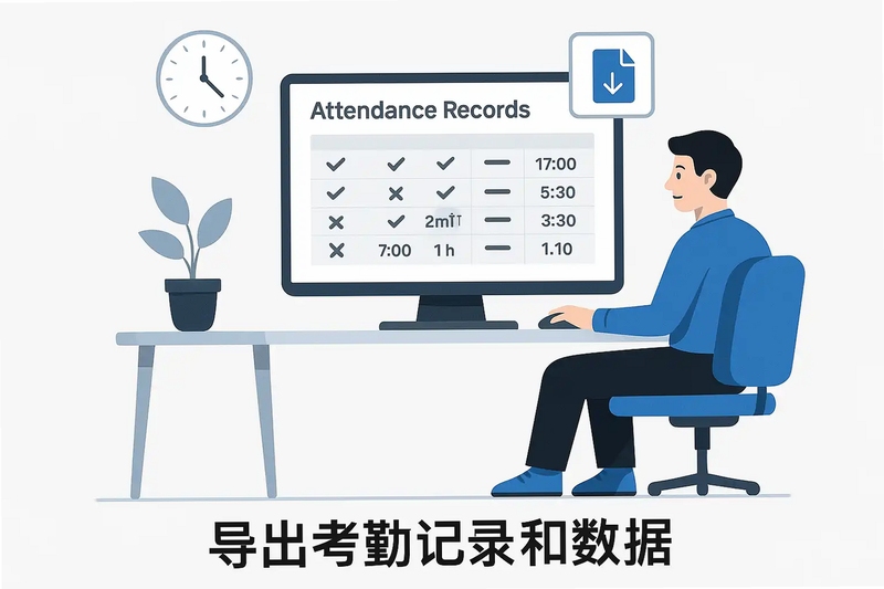 定超家校考勤记录截图