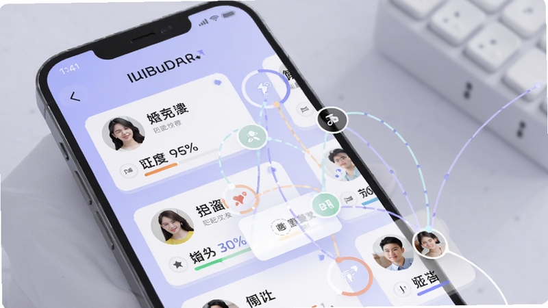 ��ʱ��������������ƥ�书�ܽ��棬�ֻ���Ļ����ʾ����û����Ͽ�Ƭ������ƥ��Ȱٷֱȣ���������ִ�������Ϊ����ɫ����Ƭ���������߱�ʾƥ���ϵ���������������������㷨�Ƽ�������Booguģ������